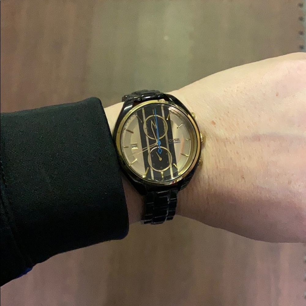Fossil CH2988 Land Racer in Black and Gold - Picture 5 of 5